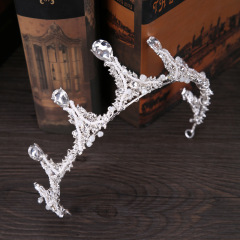 2019 Fashion women girls show party baroque crystal wedding accessories princess crown tiara