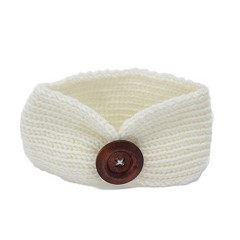 Autumn and winter new style Knot buckle kid hair accessories woolen hair band