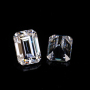Emerald cut 1carat 5*7mm synthetic D color moissanite diamond stone Emerald cut 1carat 5*7mm synthetic D color moissanite diamond stone