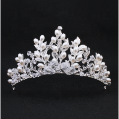 Custom hair accessories crystal luxury hair jewelry for bride happy birthday princess crown tiara