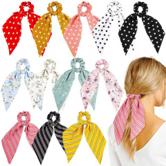 Hot-saling Wholesale Fashion Hair Scrunchies Beautiful Printing Hair Ties For Women Hot-saling Wholesale Fashion Hair Scrunchies Beautiful Printing Hair Ties For Women