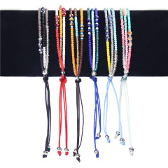Hot Sale Multilayer Colorful Tiny Beads Handmade Woven Rope Adjustable Bracelet Hot Sale Multilayer Colorful Tiny Beads Handmade Woven Rope Adjustable Bracelet