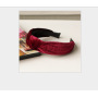 Vintage handmade ladies hair accessories velvet fabric knot headband