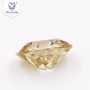 Cushion cut top quality yellow color moissanite VVS diamond for ring set