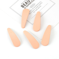 5pcs Korea Wholesale Children's Frosted Color BB Clip Metal Hairpin