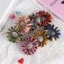 Popular cute elastic telephone line hair ties rubber material for hair extension