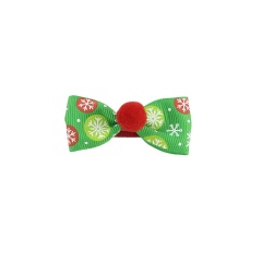 Christmas decoration diy children's red bow hair fans mini clip baby hair claw clips