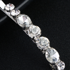 Luxury rhinestone hair accessories hairband clip wedding bridal hairpins