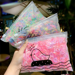 Amazon top selling colorful children kids rubber elastic hair ties for teen girls