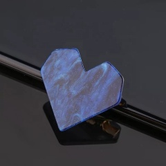 2020 new arrival ins influencers love shape acetate candy color acrylic hair clip