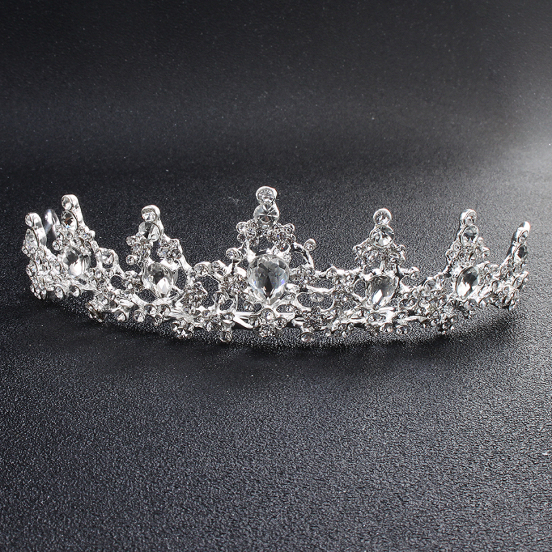 Blue crystal Jewelry silver Hair Accessories Headband Bridal Tiaras and Crowns Blue crystal Jewelry silver Hair Accessories Headband Bridal Tiaras and Crowns