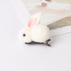 Korean simple rabbit shape kids rope cute display stand bunny hairpin