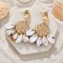 2019 women earring set sea shell jewelry sets earring for Girls