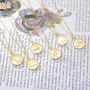 hot sale amazon ins girl women pendant gold circle 925 sterling silver necklace hot sale amazon ins girl women pendant gold circle 925 sterling silver necklace