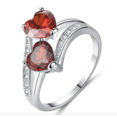 2019 Princess colorful diamond for party gemstone engagement ring