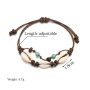 Jewelry travel beach ankle bracelet sea shell rope anklet sets for women