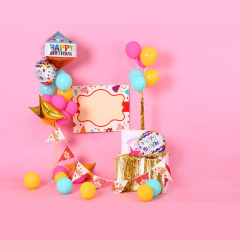 Wholesale inflatable star balloon foil backdrop for birthday party Wholesale inflatable star balloon foil backdrop for birthday party