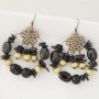 European and American fashion Bohemian style shell turquoise women earrings
