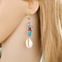 2019 Korean designer style jewelry for women sea shell long simple earring 2019 Korean designer style jewelry for women sea shell long simple earring