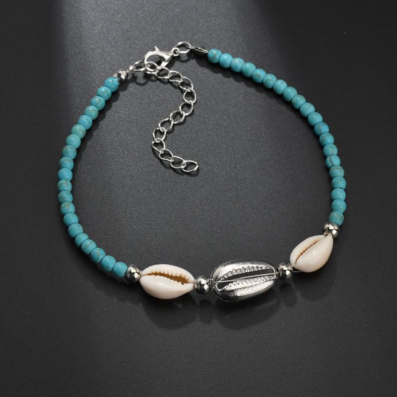 Personalized anklet jewelry ankle bracelet seed bead shell anklet chains for women Personalized anklet jewelry ankle bracelet seed bead shell anklet chains for women
