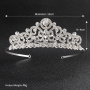 Fashion silver women rhinestone crystal wedding round bridal tiaras crown Fashion silver women rhinestone crystal wedding round bridal tiaras crown