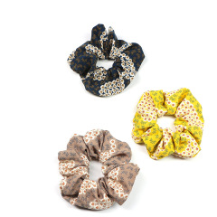 2020 new trendy ladies girls retro flower fabric rubber elastic hair bands