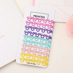 Children girls Korean colorful cartoon animal mickey Hairpin hair clip