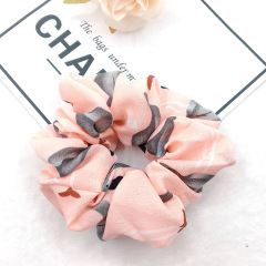 Bohemian Style Women Hair Accessories Elastic Flamingo Prints Hair Scrunchies For Girls