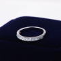 Round brilliant cut diamond 925 sterling silver gold plated silver moissanite ring Round brilliant cut diamond 925 sterling silver gold plated silver moissanite ring