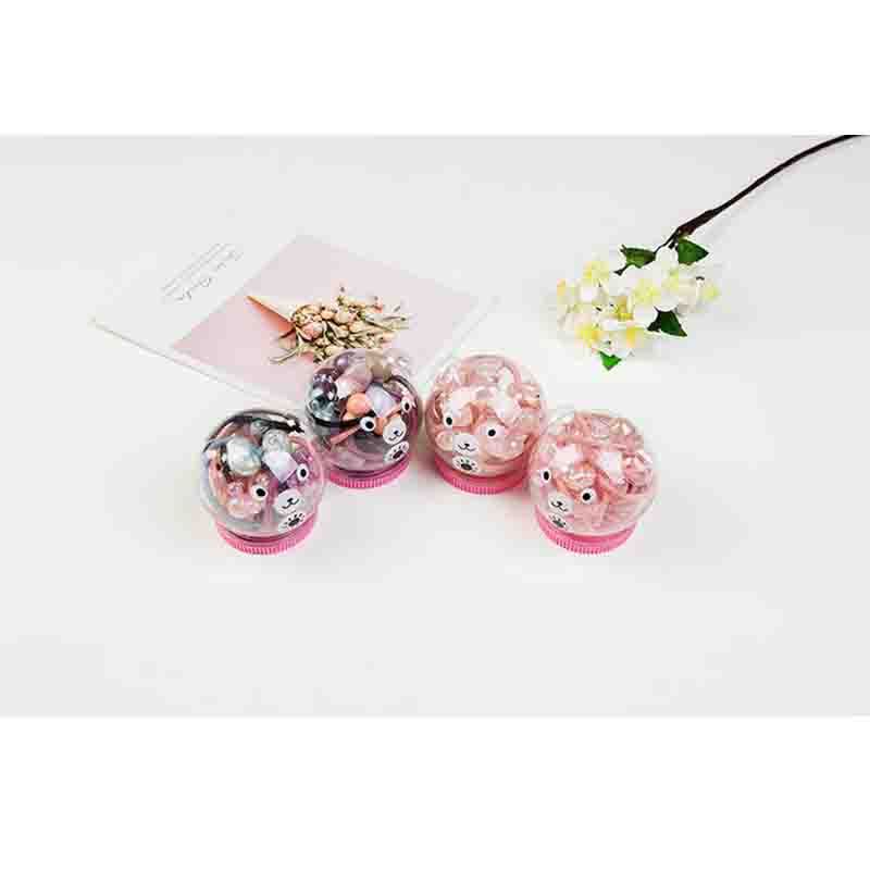 20pcs Children's hair rope set girl pink flower headbands hair band 20pcs Children's hair rope set girl pink flower headbands hair band