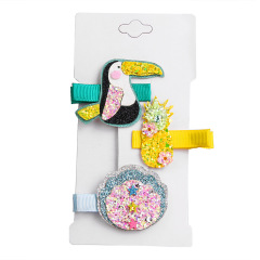 Custom metal sequin glitter bling stainless steel alligator hair clips Custom metal sequin glitter bling stainless steel alligator hair clips