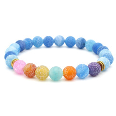 New 7 Chakra Healing Natural Stone Beads Yoga Bracelet For Ladies Accessories New 7 Chakra Healing Natural Stone Beads Yoga Bracelet For Ladies Accessories