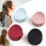 Amazon Hot Sale Frosted Acrylic Candy Color Round Shape Hair Claw for ladies Amazon Hot Sale Frosted Acrylic Candy Color Round Shape Hair Claw for ladies