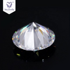 Vvs1 D color popular style wuzhou pure white moissanite wafer for wedding band