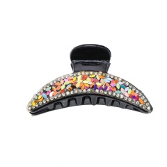 2020 Amazon fancy sequin diamond ornament middle plastic hair grab claw clips for women