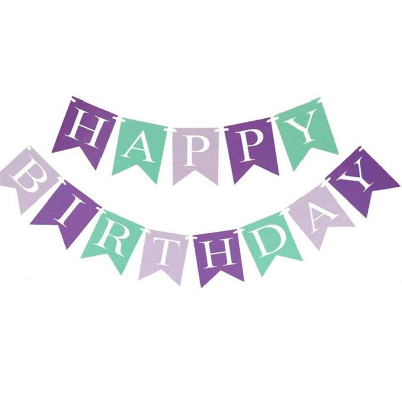 Mermaid Party Supplies Decorations kids Birthday Party Banners Latex Balloons Mermaid Party Supplies Decorations kids Birthday Party Banners Latex Balloons