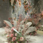 custom Gold metal Road Lead background stage decoration flower centerpieces for wedding table custom Gold metal Road Lead background stage decoration flower centerpieces for wedding table