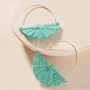 Wholesale new fashion accessories creative alloy rattan women earrings Wholesale new fashion accessories creative alloy rattan women earrings