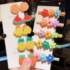 Ladies acrylic material hawaiian cute mini flower hair claw clip for sale Ladies acrylic material hawaiian cute mini flower hair claw clip for sale