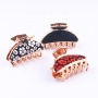 Japan and Korean simple hairpin flower adult  middle ladies hair accessories bath pan hair grab claw clips