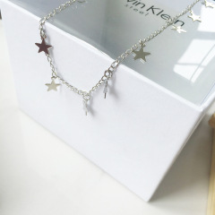 Fashion Women Metal Stars Cuff Bracelets Jewelry Gold Adjustable Charm Bracelet