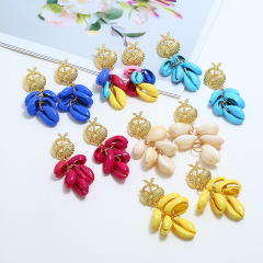 new product wholesale fashion statement women ladies alloy seashell earrings new product wholesale fashion statement women ladies alloy seashell earrings