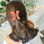 Women Macarons Non Slip baroque Girls Plastic bow Clamps  headwear Hair Claws