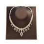 2019 fashion aaa copper Bridal wedding earrings bracelet zircon wedding jewelry sets