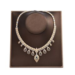 2019 fashion aaa copper Bridal wedding earrings bracelet zircon wedding jewelry sets