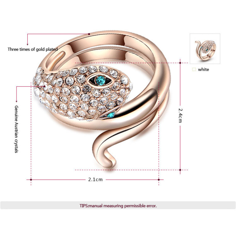 fashion amazon Gold Plated Crystal Diamond Ring Pave Setting crystal gold snake ring fashion amazon Gold Plated Crystal Diamond Ring Pave Setting crystal gold snake ring