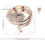 fashion amazon Gold Plated Crystal Diamond Ring Pave Setting crystal gold snake ring fashion amazon Gold Plated Crystal Diamond Ring Pave Setting crystal gold snake ring