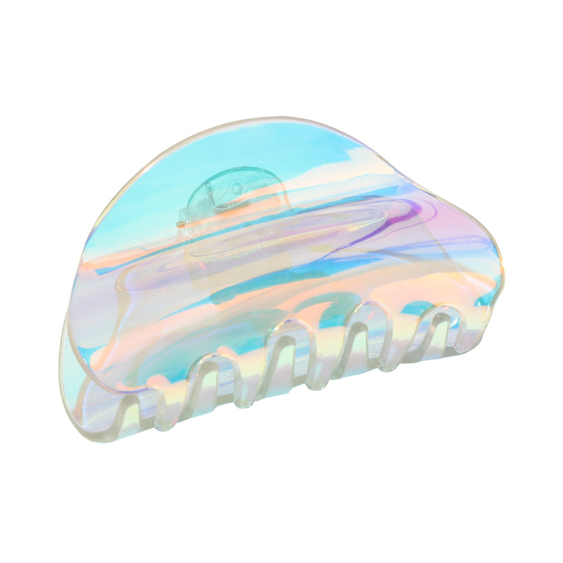 New korean ins beautiful girl hair accessories AB color acrylic hair claw clip New korean ins beautiful girl hair accessories AB color acrylic hair claw clip