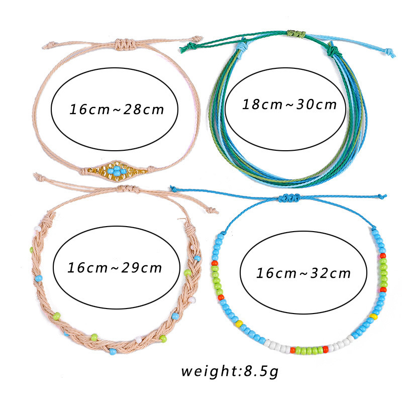 Wholesale Colorful Delicate Braided Cord Beads Bracelet Jewelry For Women Gift Wholesale Colorful Delicate Braided Cord Beads Bracelet Jewelry For Women Gift