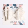 Wholesale bulk hair bow alligator clips leather material glyte children's hair ornament